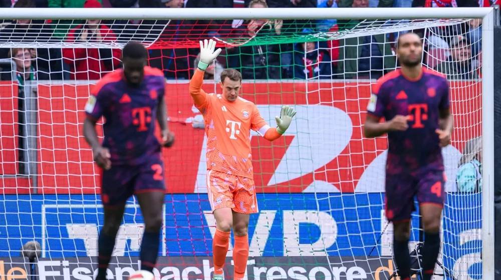 آگسبورگ 2 - 2 بایرن مونیخ؛ نویر، VAR و بدشانسی!